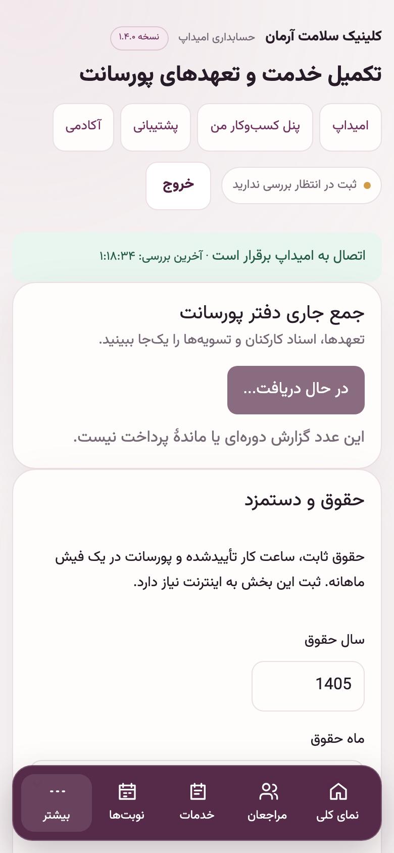 گزارش‌ها: سهم پزشک