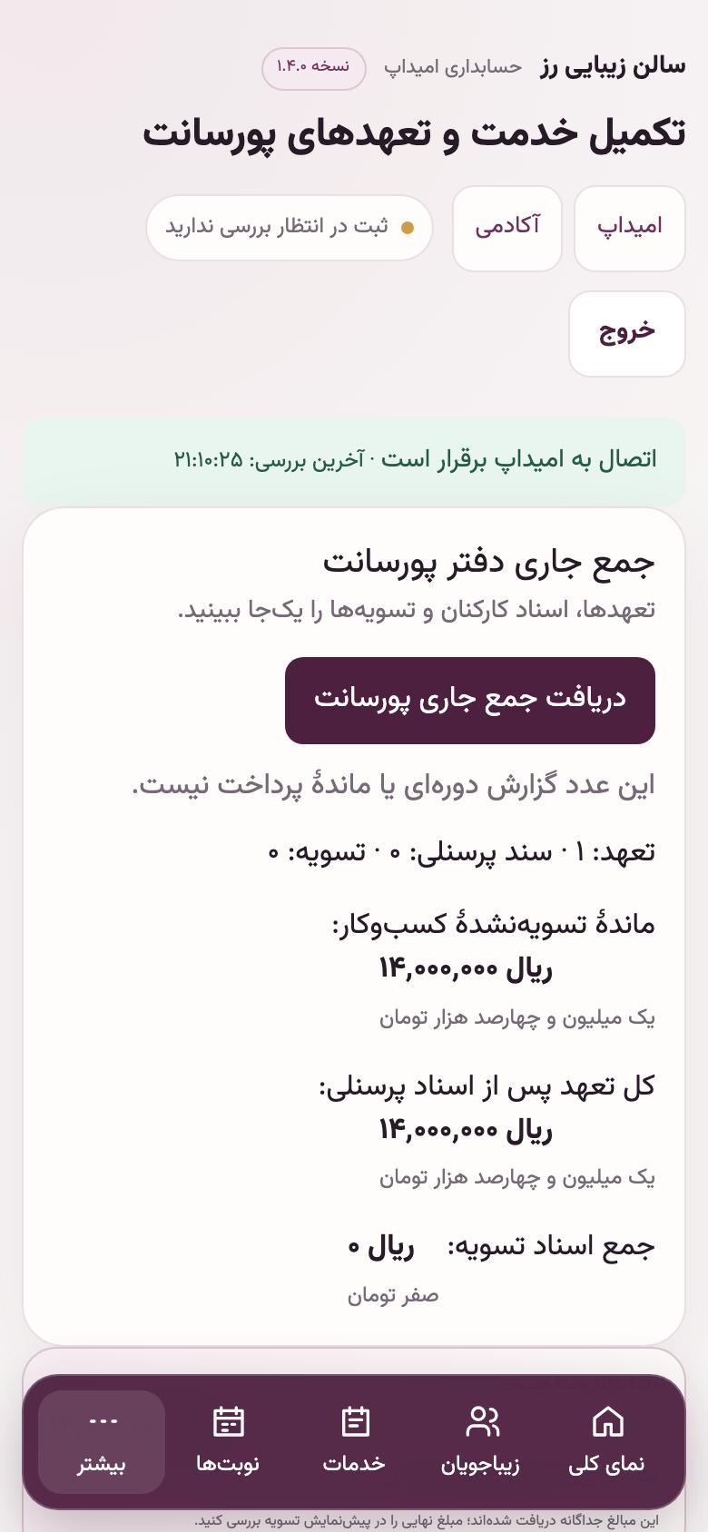 پورسانت: پورسانت هر متخصص